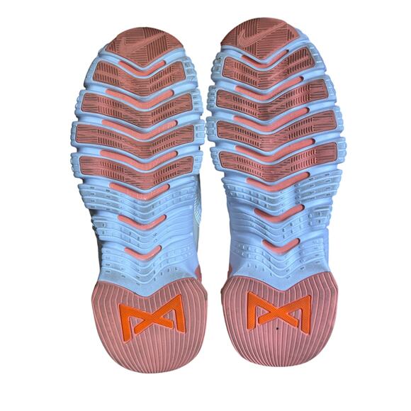 Nike Free Metcon 4 Womens 9 Sneakers Sail Total Orange training shoes CZ0596-104 - Picture 7 of 7